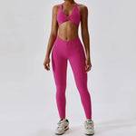 Sexy Beauty Back Yoga Clothes Outer Wear Pilates Running Fitness Exercise Yoga Suit Women - Quality Home Clothing| Beauty