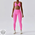 Nude Feel Yoga Suit Sexy Sports Running Fitness Clothes Suit Beauty Back Yoga Clothes - Quality Home Clothing| Beauty