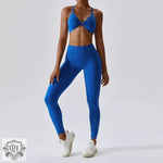 Nude Feel Yoga Suit Sexy Sports Running Fitness Clothes Suit Beauty Back Yoga Clothes - Quality Home Clothing| Beauty