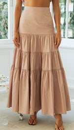 Sleeveless Crop Top & Long Swing Skirt - Clothing