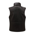 Sleeveless Stand Collar Jacket - Clothing