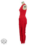 Sleeveless Top & Tassel Trim Trousers - Clothing