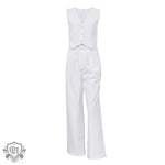 Sleeveless Vest Waistcoat & Trousers - Clothing