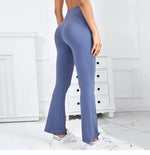 Bell Bottom Pants Sexy Skinny Yoga Pants Stretchy High Waist Slimming Trousers Women Hip Lifting Outer Wear - Quality Home Clothing| Beauty