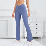 Bell Bottom Pants Sexy Skinny Yoga Pants Stretchy High Waist Slimming Trousers Women Hip Lifting Outer Wear - Quality Home Clothing| Beauty