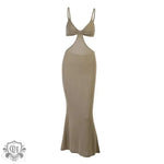 Sexy Dress Backless Elegant Slim-fit Sexy Night Show Hollow Out Cutout Cami Dress - Quality Home Clothing| Beauty