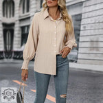 Autumn Women Clothing Solid Color Long Sleeve Shirt Women - Quality Home Clothing| Beauty