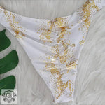 Bronze Snake Bikini - Crystal Accent - QH Clothing