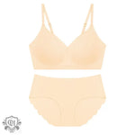 Soft Support Wireless Bra Set - S / Yellow - Clothing