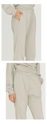 High Waist Cotton Sweatpants - QH Clothing