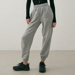 High Waist Cotton Sweatpants - QH Clothing