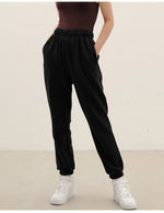 High Waist Cotton Sweatpants - QH Clothing