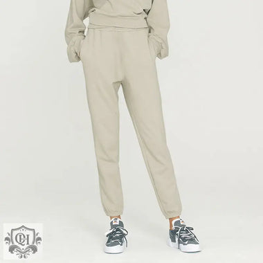 High Waist Cotton Sweatpants - QH Clothing