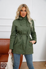 "Solid Cotton Coat for Women" - QH Clothing