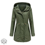 "Solid Cotton Coat for Women" - QH Clothing