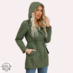 "Solid Cotton Coat for Women" - QH Clothing