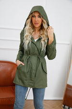 "Solid Cotton Coat for Women" - QH Clothing