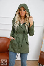 "Solid Cotton Coat for Women" - QH Clothing