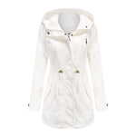 "Solid Cotton Coat for Women" - QH Clothing