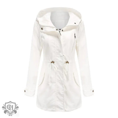 "Solid Cotton Coat for Women" - QH Clothing