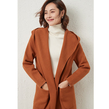 Hepburn Woolen Coat: Stylish and Warm - QH Clothing