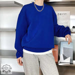 Memory Cotton Loose Fit Sweater - QH Clothing