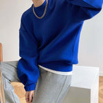 Memory Cotton Loose Fit Sweater - QH Clothing