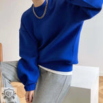 Memory Cotton Loose Fit Sweater - QH Clothing