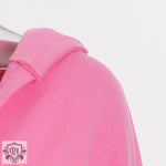 Optional Solid Color Waist Tied Hoodie - QH Clothing