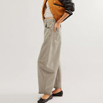 "Multi Color Wide Leg Cropped Jeans" - QH Clothing