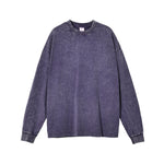 Solid Cotton Loose Fit Sweatshirt - QH Clothing