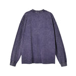 Solid Cotton Loose Fit Sweatshirt - QH Clothing