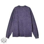 Solid Cotton Loose Fit Sweatshirt - QH Clothing