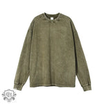 Solid Cotton Loose Fit Sweatshirt - QH Clothing