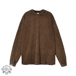 Solid Cotton Loose Fit Sweatshirt - QH Clothing