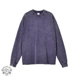 Solid Cotton Loose Fit Sweatshirt - QH Clothing