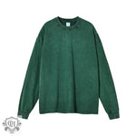 Solid Cotton Loose Fit Sweatshirt - QH Clothing