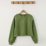 Fleece Lined Crop Sports Sweater - QH Clothing