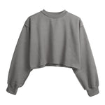 Fleece Lined Crop Sports Sweater - QH Clothing