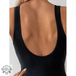 Solid Cutout One-Piece Swimsuit - QH Clothing