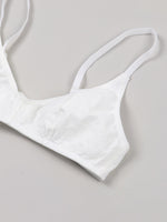 Solid Wireless Bra & High-Waist Panties - Clothing