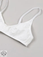 Solid Wireless Bra & High-Waist Panties - Clothing