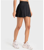 Water Cooled Cooling Three Points Exercise Skort Yoga Cross Front Pleated Skirt Tennis Skirt - Quality Home Clothing| Beauty