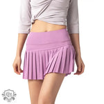 Summer Ultra-Short Pleated Skirt Sports Running Faux Two-Piece Skirt Sports Mini Skirt Tennis Skirt Anti-Exposure - Quality Home Clothing| Beauty