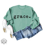 Grace Letter Graphic Jumper - Quality Home Clothing| Beauty