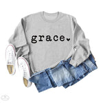 Grace Letter Graphic Jumper - Quality Home Clothing| Beauty