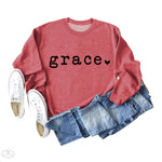 Grace Letter Graphic Jumper - Quality Home Clothing| Beauty