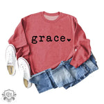 Grace Letter Graphic Jumper - Quality Home Clothing| Beauty