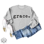 Grace Letter Graphic Jumper - Quality Home Clothing| Beauty