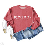 Grace Letter Graphic Jumper - Quality Home Clothing| Beauty